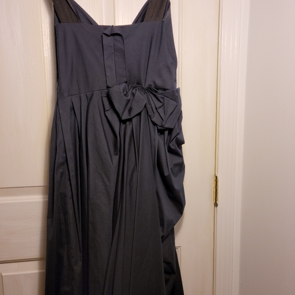 Prada - Navy Blue Mid Length Dress - Picture 3 of 4